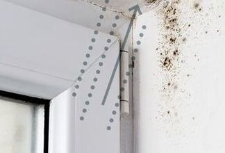 Schimmelbefall in Wohnraum und Schäden an Gebäuden vorbeugen verhindern durch fachgerechte Montagen nach DIN